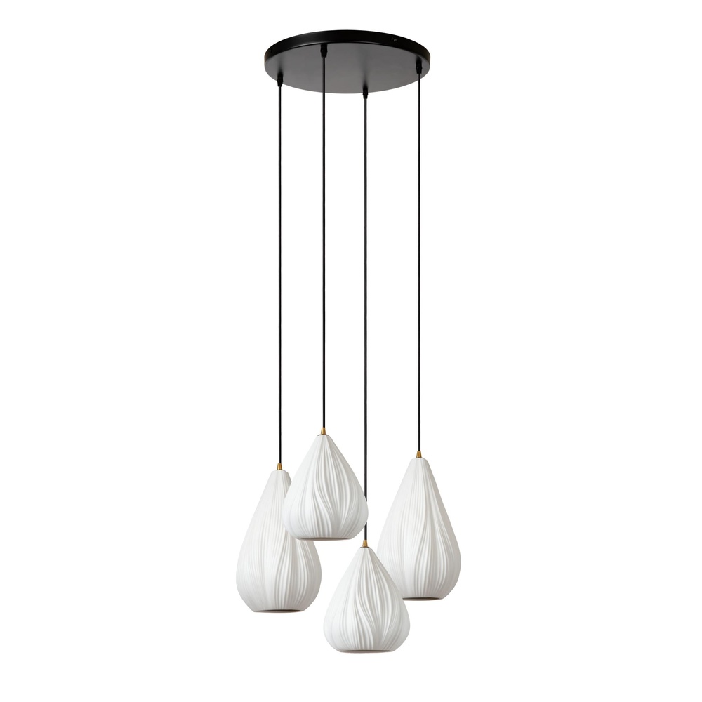 Lucide Design hanglampCinzia wit Ø 55,5cm - 13452/04/31